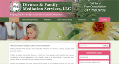 Desktop Screenshot of divorceandfamilymediationservices.com